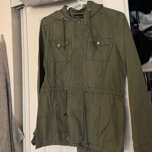 new look green jacket size medium
